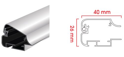 nhôm siêu mỏng nắp bật 4cm